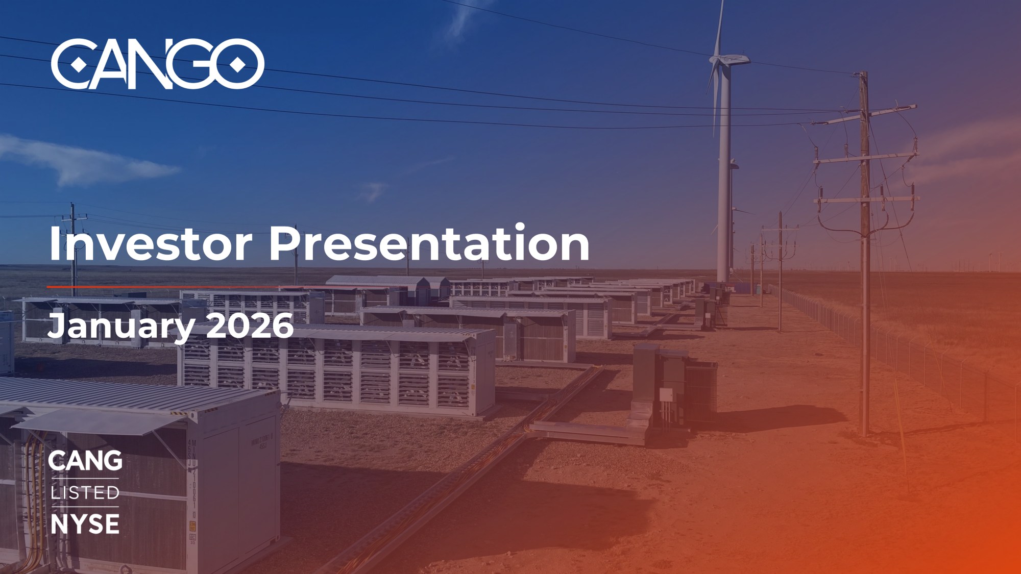 Investor Relations Cango | World-leading Bitcoin Miner Powering the future  of Digital Economy